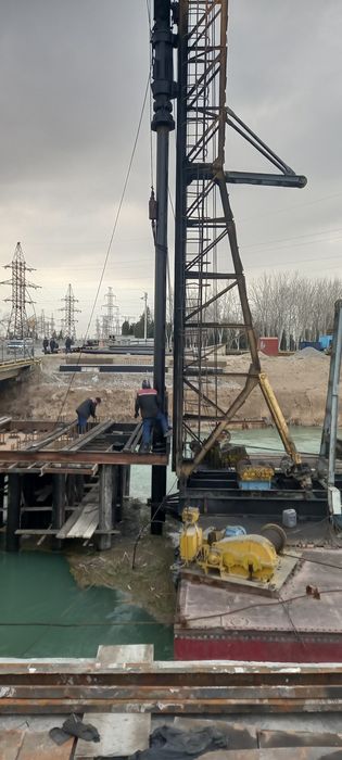 Забивка ж/б и металлических свай,шпунтов