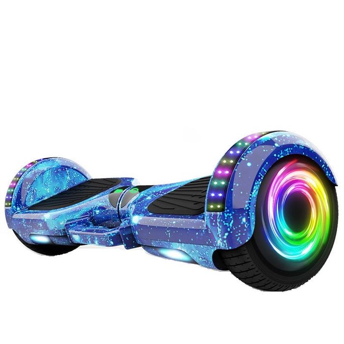 Hoverbord albastru/roz/multicolor