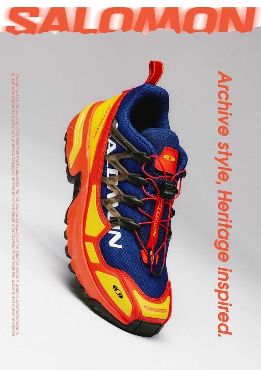 SALOMON ACS + HERITAGE Pack Unisex Cherry Tomato Blue Lemon