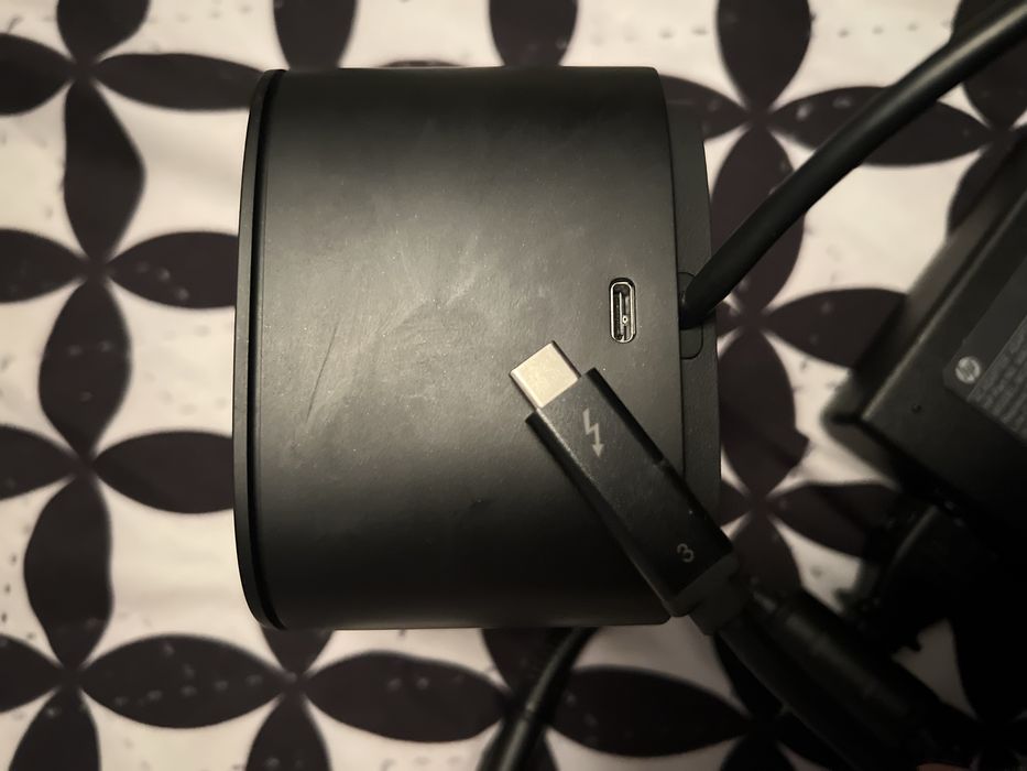 HP Thunderbolt Dock G2 with a 120W power output capability