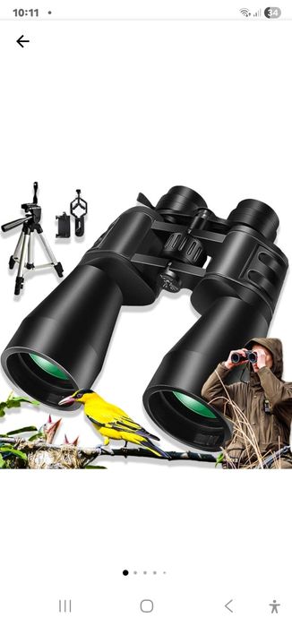 Binoclu de mare putere, 10-380X, cu suport pentru telefon si trepied