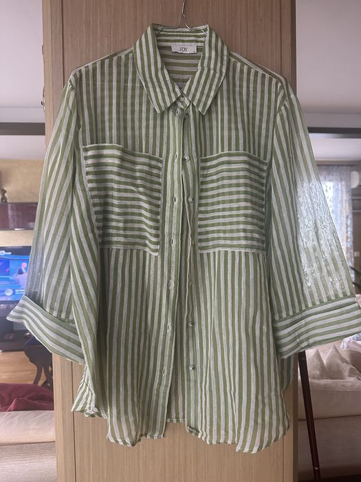 Риза лен и памук