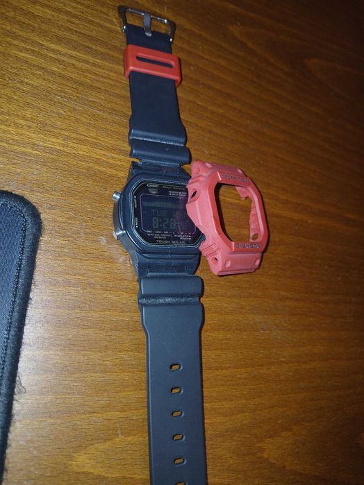 Продавам Часовник CASIO 3222 GWX 5600WB сменена каишка и корпус