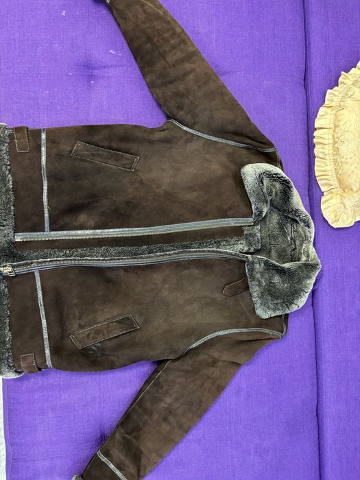 Продам кожаную дубленку