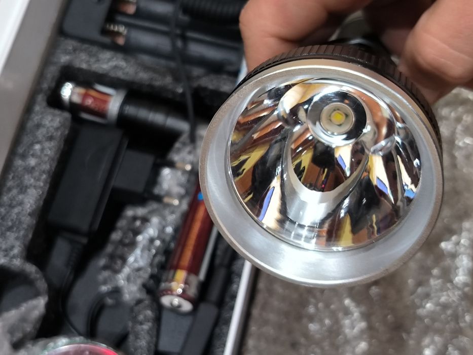 Голям ловен ЛЕД фенер фенерче