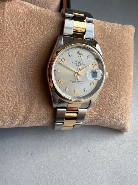 Rolex Oyster Perpetual Date 15203   FULL SET sticla Safir