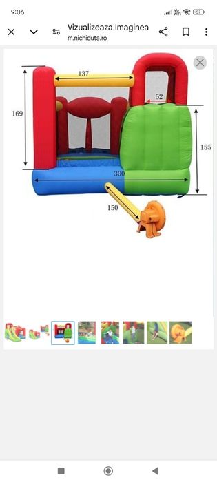 Spatiu de joaca gonflabil