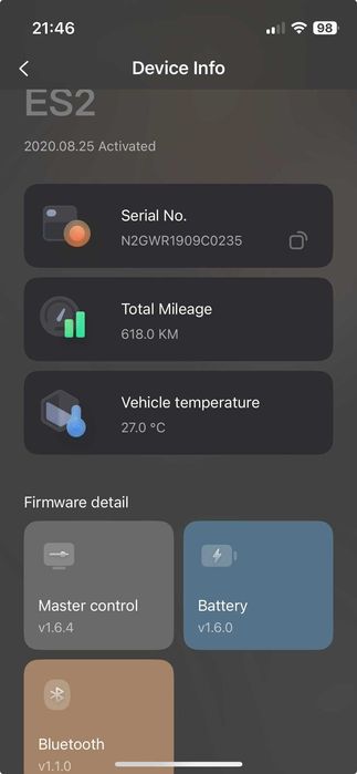 Trotineta Electrica Ninebot by Segway KickScooter ES2 (pliabila)