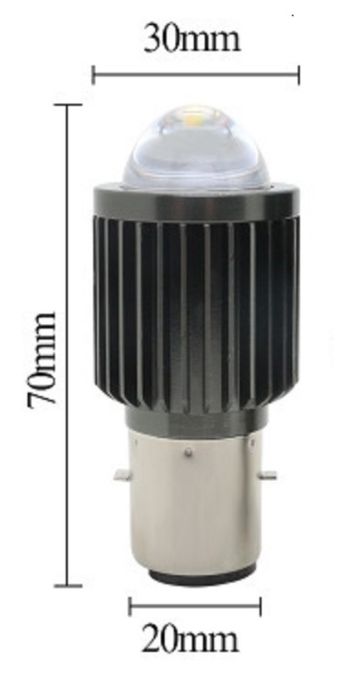 Far de  Navomodel, 12v, bec motor puternic cu lupa 10w