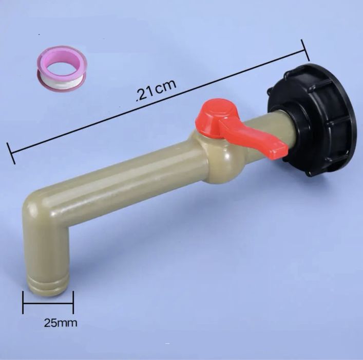 Краник, переходник на еврокуб