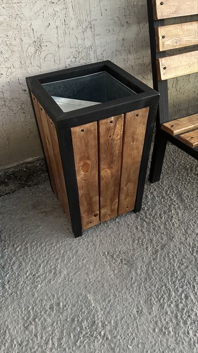 Скамейка урна для двора