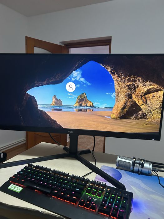 Monitor AOC 34’ ultrawide 144hz 0.5ms HDR 10 2K