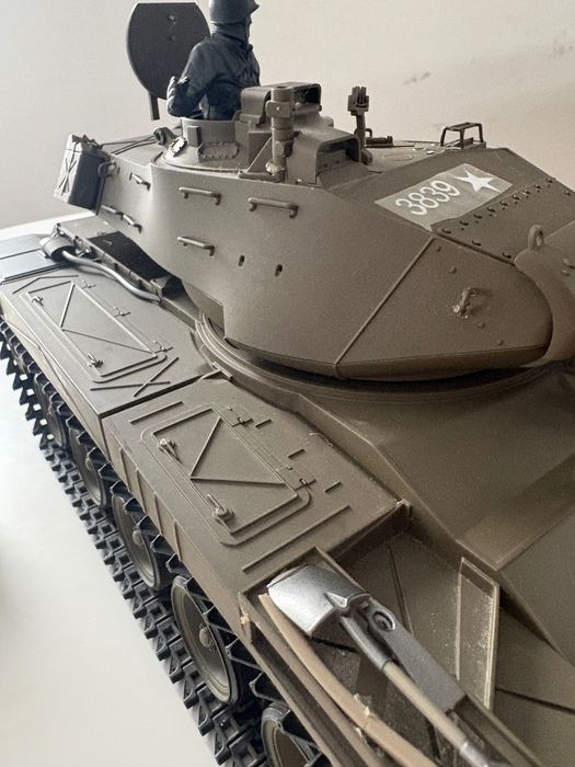 Tanc militar telecomandat replică model american M41A3