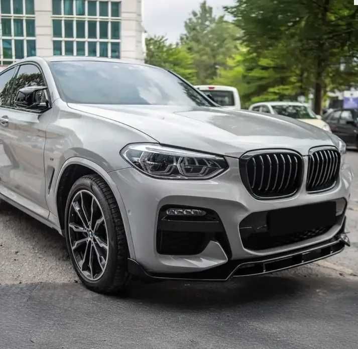Преден Лип Спойлер за BMW X3 G01 (2018-2021) Черен гланц