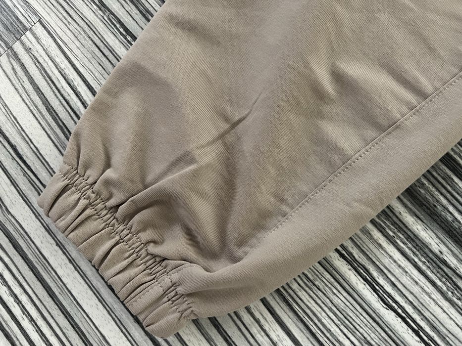 Pantaloni crem de bumbac
