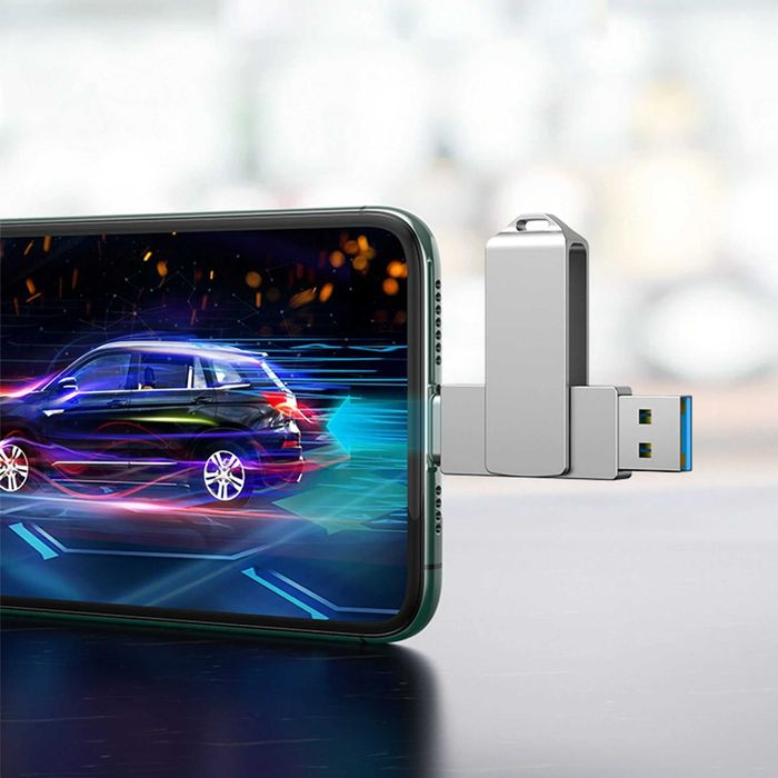 Универсална флашка 128GB за iPhone/ Android/ Windows