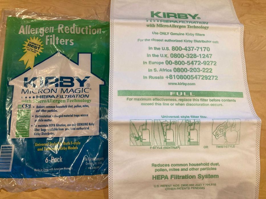Saci originali aspirator Kirby Micron Magic Hepa sau hartie