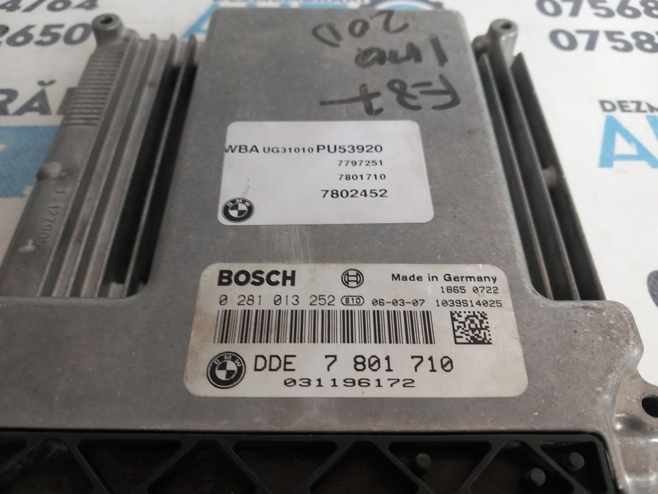 Calculator motor ECU 2.0d BMW e87 Seria 1 2007