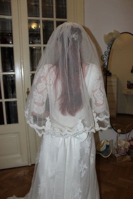 Voal mireasa, spaniol, medii, scurte, broderie, duble etc