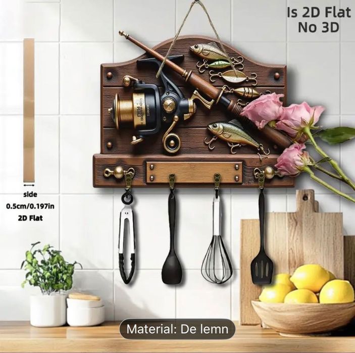 Suport de chei din lemn