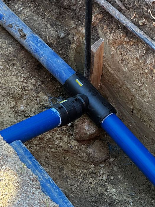 Execut Sudură cap la cap țevi PEHD  irigații, apă, gaz electrofuziune