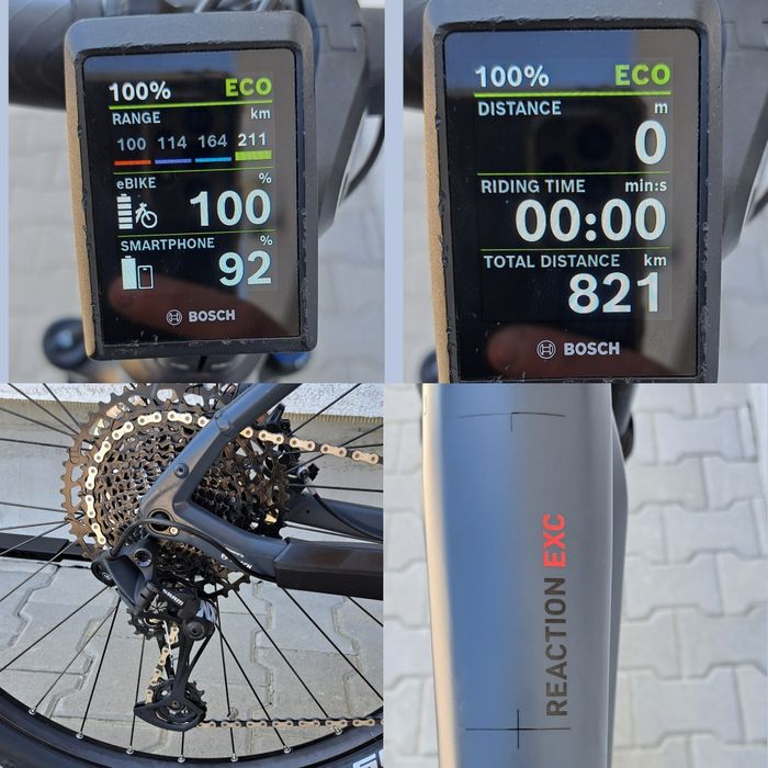 Bicicletă electrică Cube Reaction EXC Bosch CX , Kiox , Rockshox 750wh