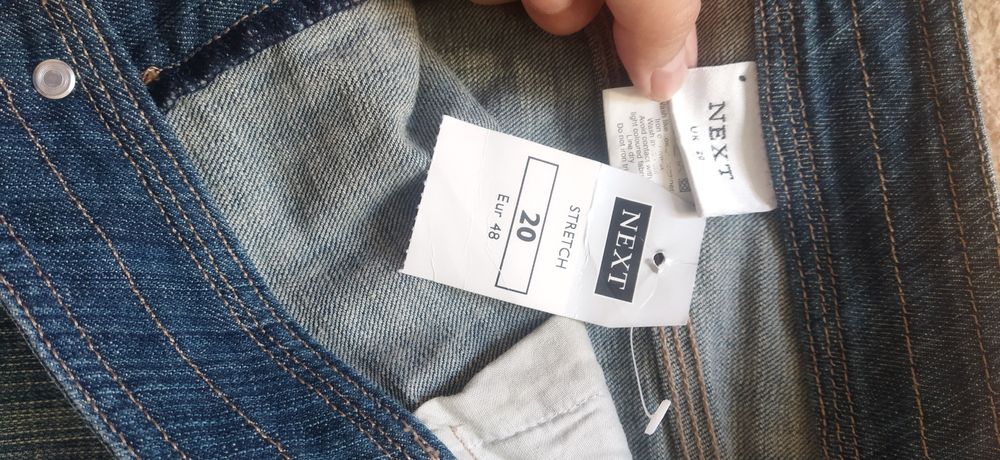 Джинсовая юбка из Европы размер 50-52