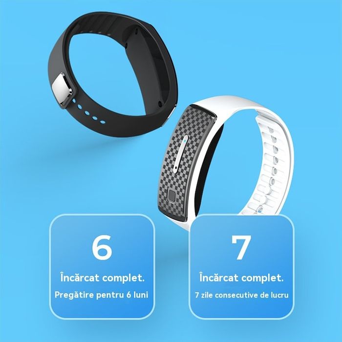 Налични 2 бр.Ултразвукова гривна против комари ZOUN, за възрастни, без