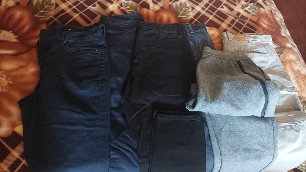 25 различни маркови, запазени мъжки тинейджърски панталони