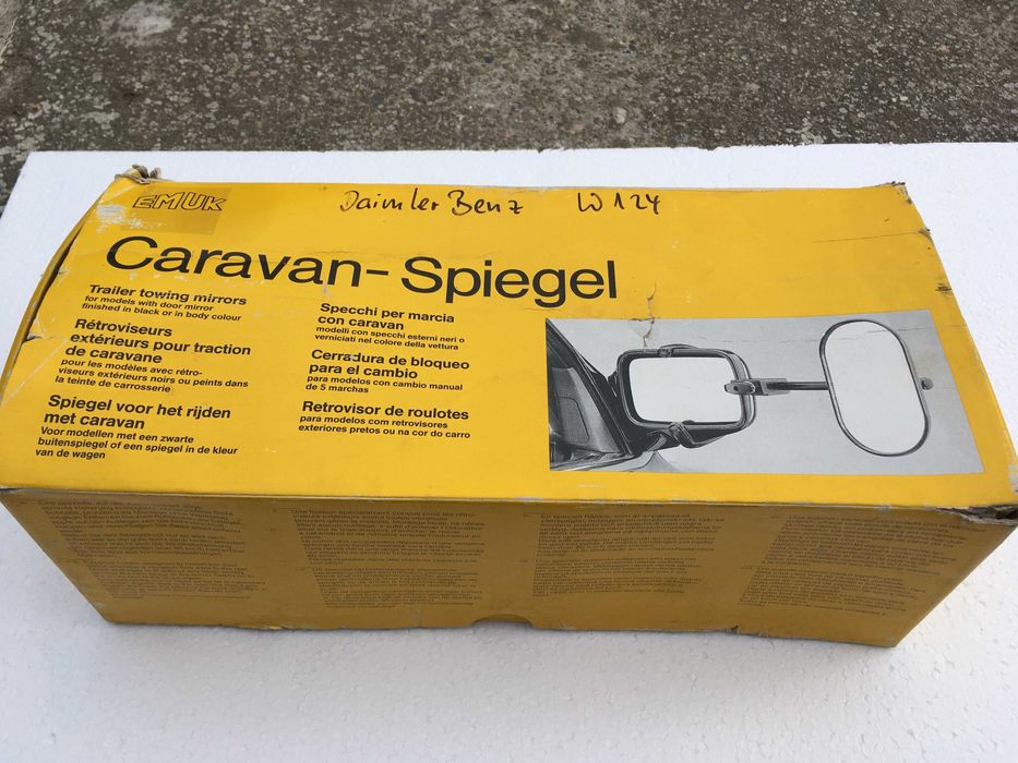 допълнителни огледала за W124 ,при теглене на каравана или платформа