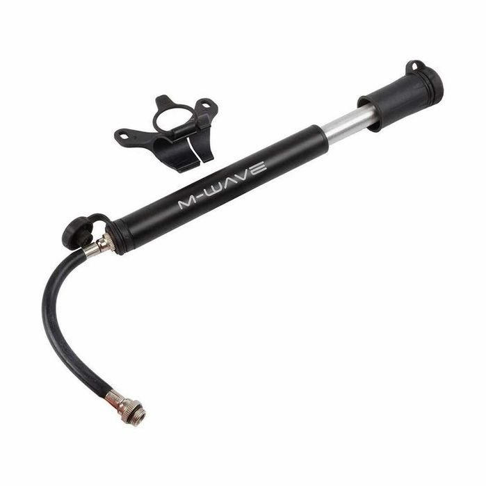 Мини помпа M-WAVE с маркуч, Универсална, Алуминиева, 190мм / 89г