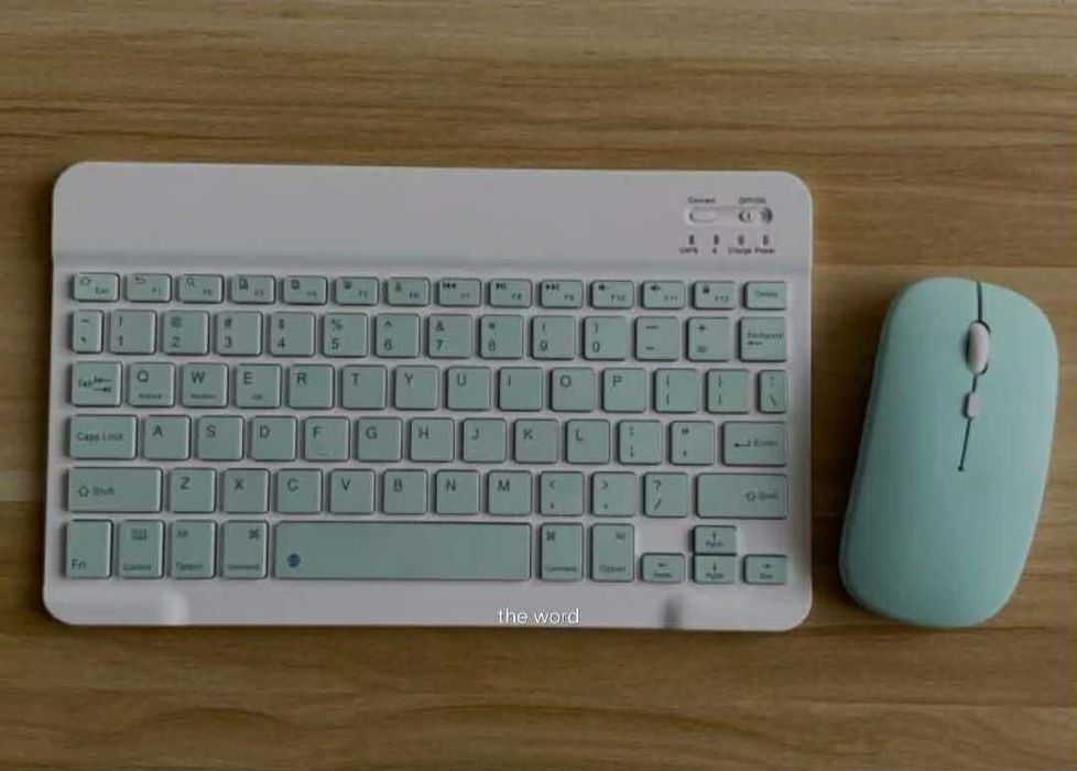 Комплект Bluetooth клавиатура и мишка – ултратънки, презареждащи се, мултифункционални