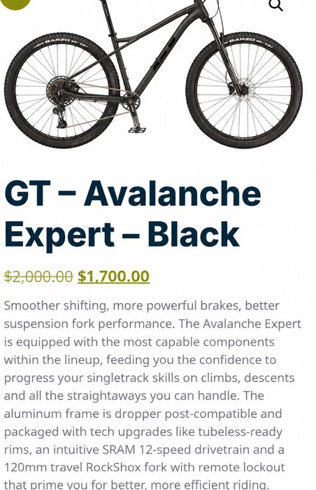 Велосипед GT Black Edition - L размер , 27,5ц - Като нов .