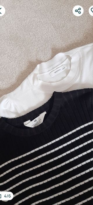 Bluze din tricot fete ( H&M si Reserved) 10-12 ani