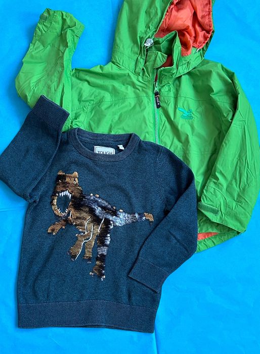 Salewa детско пролетно яке и пуловер с динозавър 3/4 години