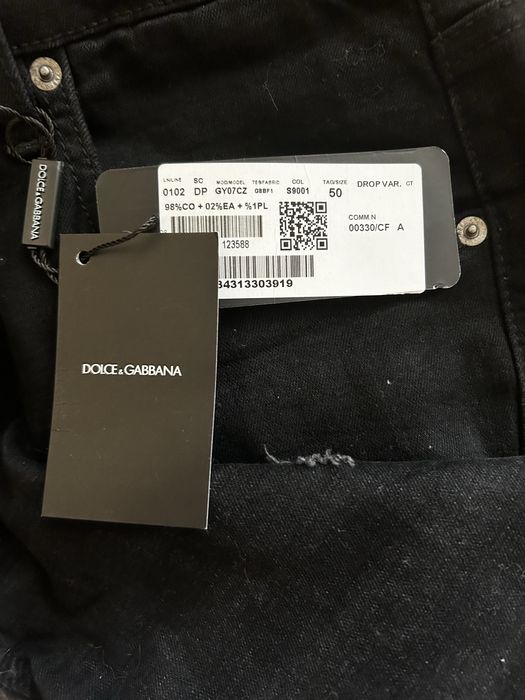 Къси дънки Dolce & Gabbana с QR код за автентичност размер L
