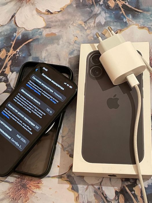 Продается iPhone 16 в хорошем состоянии.