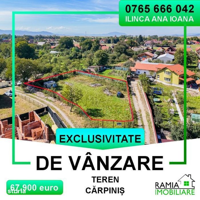 Teren Intravilan De Vânzare -Cărpiniș – Brașov