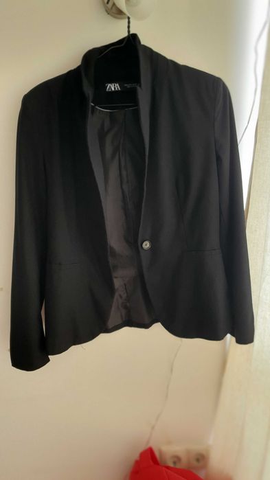 Черно дамско сако  Zara