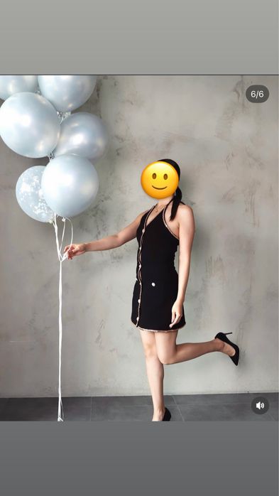 Продается мини черное платье