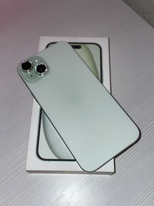 Iphone 15 plus Green (без гарантии,256гб) без ремонта