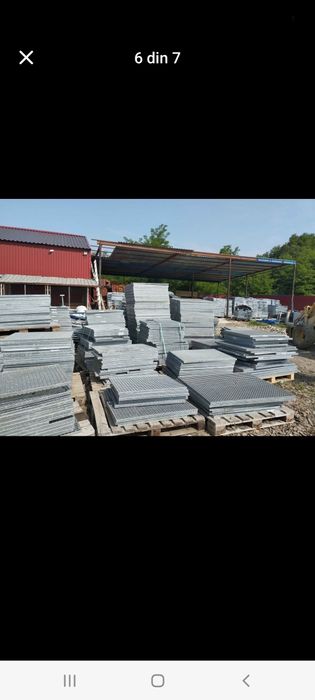Gratare metalice galvanizate diferite dimensiuni ideale pentru trepte