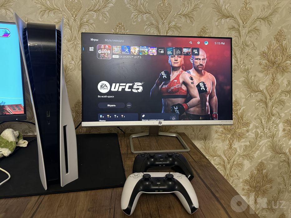 PS5 diskovodli 2 ta joystick bilan