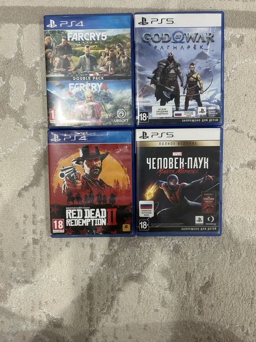 Игры для пс4-5 в отличном состоянии