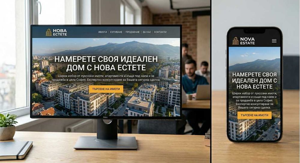 Изработка на Уебсайт и Landing Страница | Модерен Сайт за Твоя Бизнес