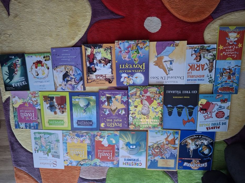 Cărți noi cu povești pentru copii 6/8 ani, dif.edituri inclusiv Arthur