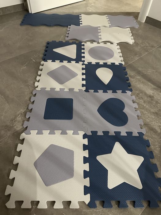 Covor puzzle copii antiderapant Milly Mally