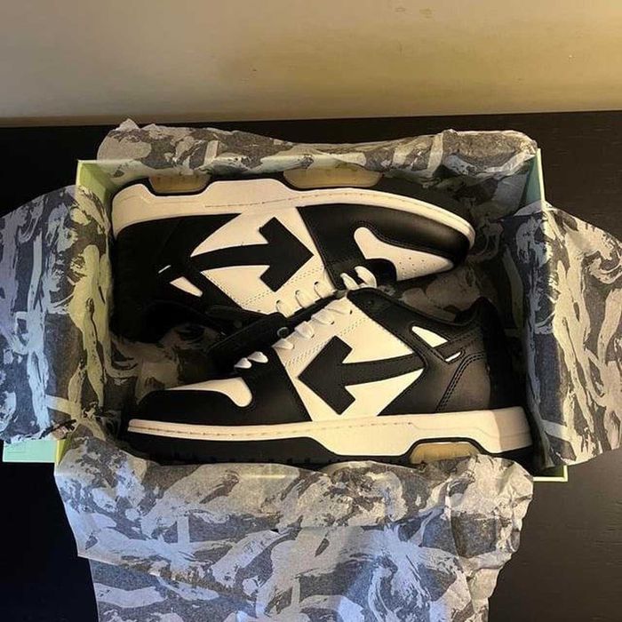 #SUMMER SALE# OFF-White Out Of Office PANDA Black White Negru Alb - Verificare Colet -