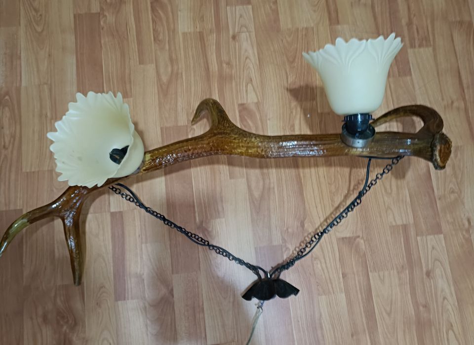 Candelabru  din coarne de cerb
