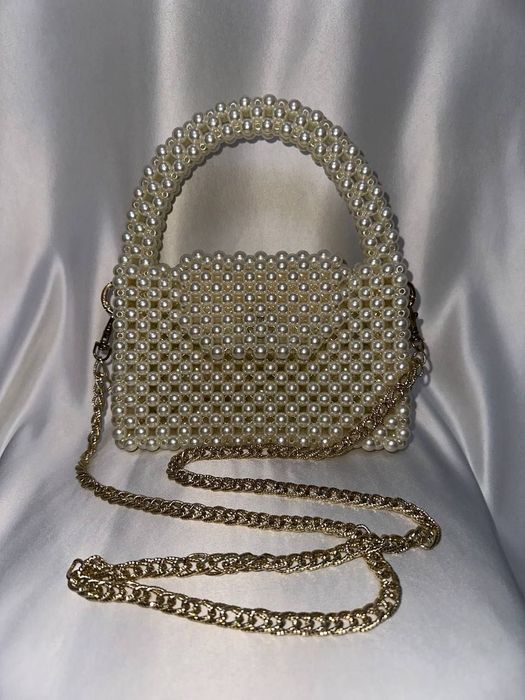 сумка из бусин ручная работа